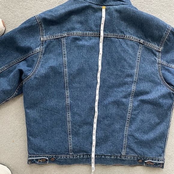 Levi’s Men’s Large Denim Jacket With Sherpa Interior - Picture 15 of 16